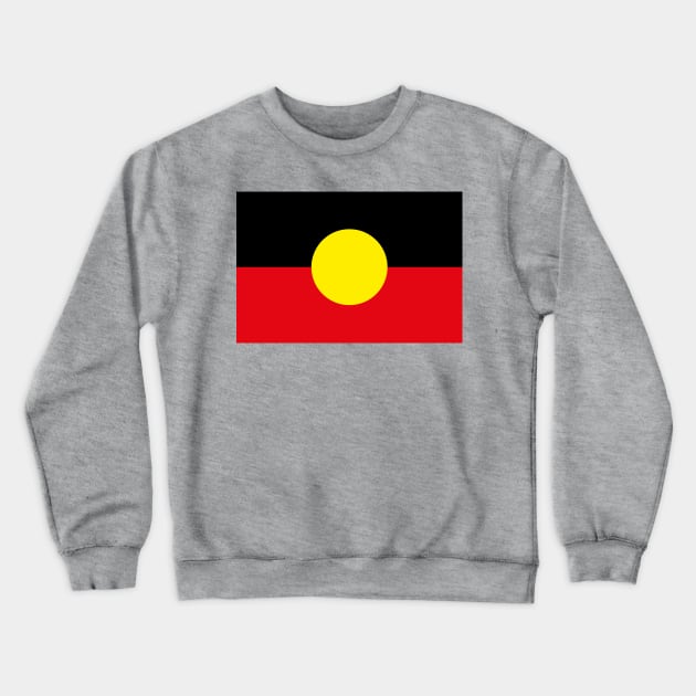 Australian Aboriginal Flag Crewneck Sweatshirt by MasterChefFR